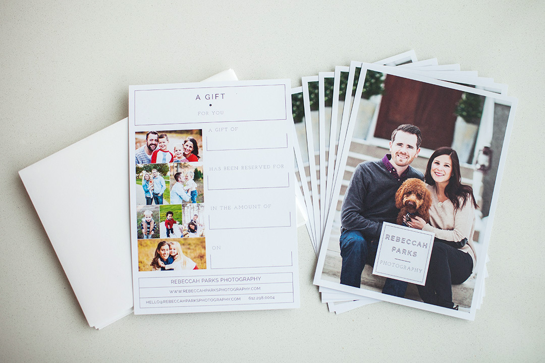 Minneapolis Photography Gift Certificates