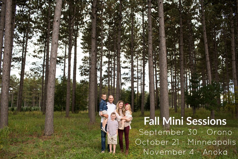 Fall Mini Sessions 2017